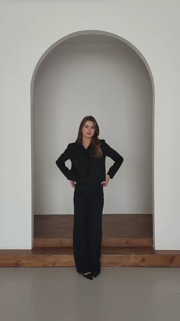 ✨ Kostum Elegant Lunea Fashion  Black Collection