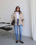 Xhaketë Oversize për Femra | Stil Elegant Modern
